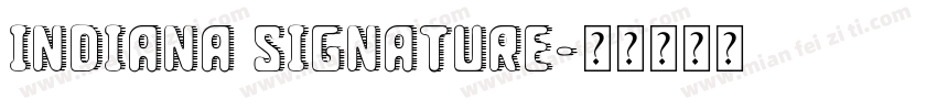 Indiana Signature字体转换